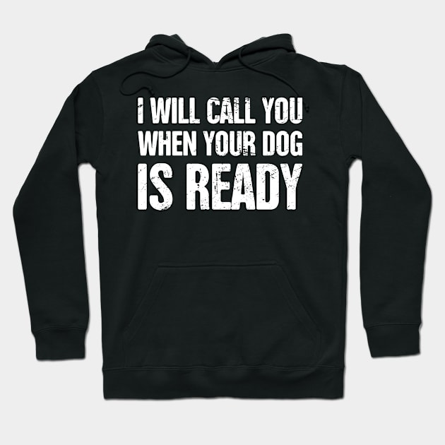 Funny Dog Grooming Gift For Dog Groomer Hoodie by MeatMan